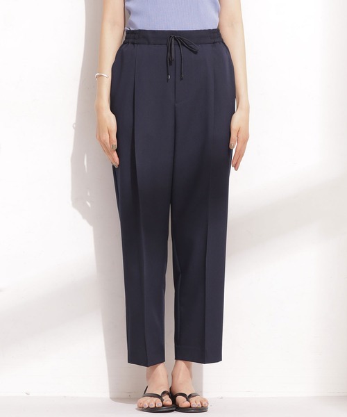 NANO universe(ナノユニバース)の「ストレッチツイル ピンタックイージーパンツ(その他パンツ・レディース・ダークネイビー/グレー系その他4/イエロー/ライトブルー・36/38)」の16枚目の写真