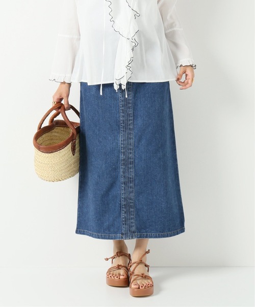 IENA（イエナ）の「ソフトデニムデザインスカート（スカート）」 - WEAR