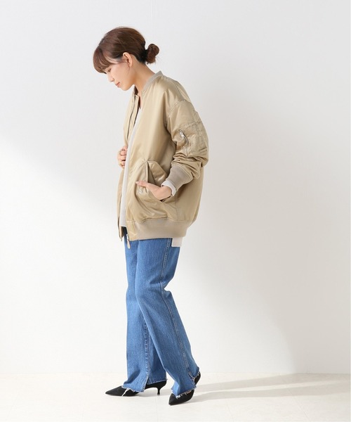 Spick & Span（スピックアンドスパン）の「ブルゾン（ダウンジャケット/コート・レディース・ベージュ・36）」の2枚目の写真