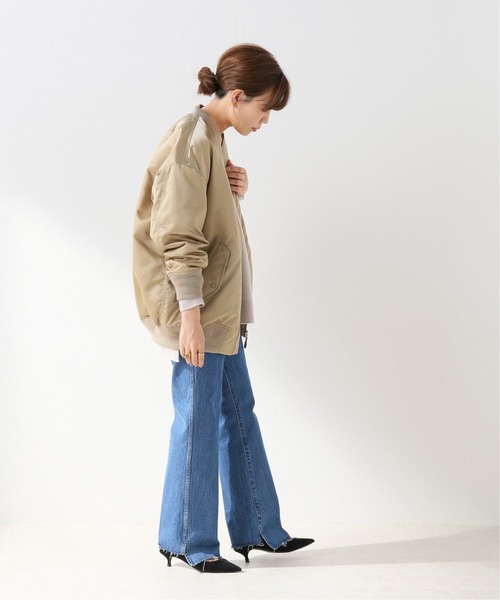 Spick & Span（スピックアンドスパン）の「ブルゾン（ダウンジャケット/コート・レディース・ベージュ・36）」の3枚目の写真