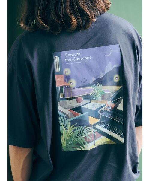 CRAFT STANDARD BOUTIQUE（クラフトスタンダードブティック）の「SOUND&PUB TEE　＊（Tシャツ/カットソー・レディース・チャコールグレー/オフホワイト・LL/M/L）」の12枚目の写真