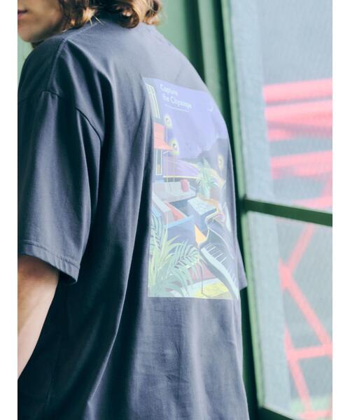 CRAFT STANDARD BOUTIQUE（クラフトスタンダードブティック）の「SOUND&PUB TEE　＊（Tシャツ/カットソー・レディース・チャコールグレー/オフホワイト・LL/M/L）」の13枚目の写真