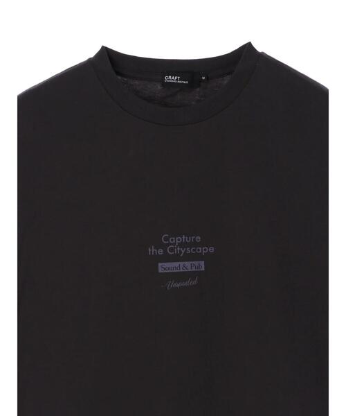 CRAFT STANDARD BOUTIQUE（クラフトスタンダードブティック）の「SOUND&PUB TEE　＊（Tシャツ/カットソー・レディース・チャコールグレー/オフホワイト・LL/M/L）」の17枚目の写真