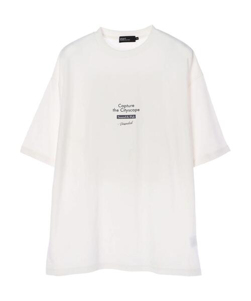 CRAFT STANDARD BOUTIQUE（クラフトスタンダードブティック）の「SOUND&PUB TEE　＊（Tシャツ/カットソー・レディース・チャコールグレー/オフホワイト・LL/M/L）」の14枚目の写真