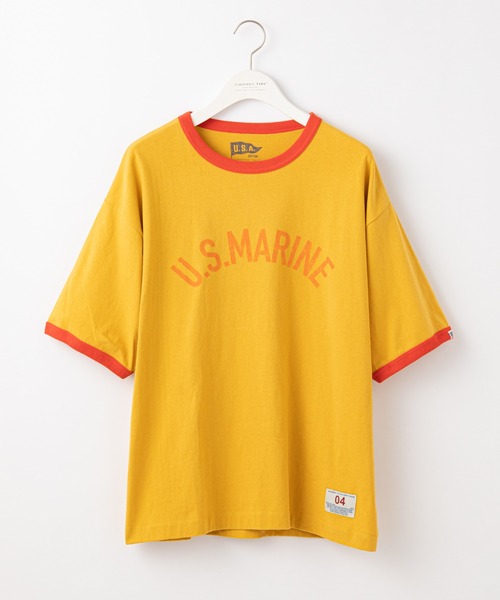 CIAOPANIC TYPY（チャオパニックティピー）の「USAコットンリンガーフロッキープリントTEE（Tシャツ/カットソー・メンズ・ホワイト系その他/イエロー/チャコールグレー・X-LARGE/MEDIUM/LARGE/SMALL）」の16枚目の写真