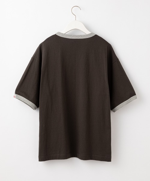 CIAOPANIC TYPY（チャオパニックティピー）の「USAコットンリンガーフロッキープリントTEE（Tシャツ/カットソー・メンズ・ホワイト系その他/イエロー/チャコールグレー・X-LARGE/MEDIUM/LARGE/SMALL）」の20枚目の写真