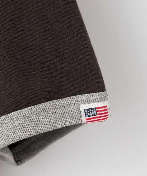 CIAOPANIC TYPY（チャオパニックティピー）の「USAコットンリンガーフロッキープリントTEE（Tシャツ/カットソー・メンズ・ホワイト系その他/イエロー/チャコールグレー・X-LARGE/MEDIUM/LARGE/SMALL）」の18枚目の写真