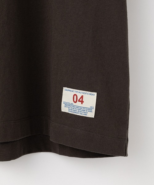 CIAOPANIC TYPY（チャオパニックティピー）の「USAコットンリンガーフロッキープリントTEE（Tシャツ/カットソー・メンズ・ホワイト系その他/イエロー/チャコールグレー・X-LARGE/MEDIUM/LARGE/SMALL）」の22枚目の写真