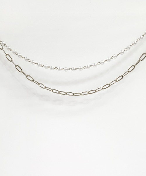 CEMONEMO（セモネモ）の「コイン パール3連ネックレス / ネックレス 2セット（ネックレス・レディース・ゴールド/シルバー・FREE）」の15枚目の写真