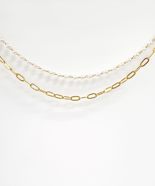 CEMONEMO（セモネモ）の「コイン パール3連ネックレス / ネックレス 2セット（ネックレス・レディース・ゴールド/シルバー・FREE）」の18枚目の写真