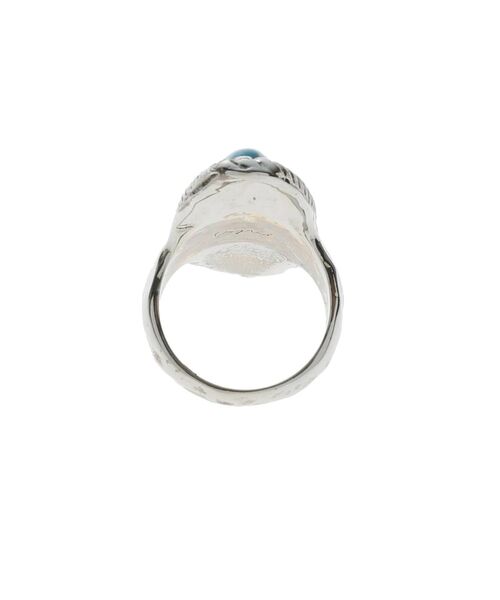 Ungrid（アングリッド）の「ストーンモチーフリング（リング・レディース・アイボリー/ターコイズブルー・FREE）」の6枚目の写真