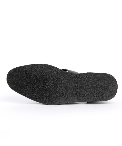 MONO-MART（モノマート）の「フラットソール グルカサンダル（サンダル・メンズ・ブラック/ダークブラウン・M/L）」の17枚目の写真