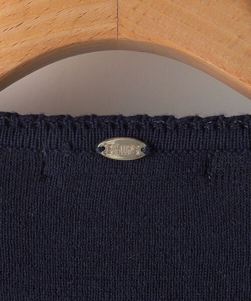 SHIPS(シップス)の「SHIPS KIDS:無地×リバティ カーディガン(ネイビー)(100~130cm)(カーディガン/ボレロ・キッズ・ネイビー・100/110/120/130)」の7枚目の写真