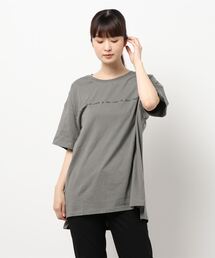 MATCH&more | メッセージプリントオーバーサイズ半袖Ｔシャツ(Tシャツ/カットソー)