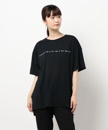 MATCH&more | メッセージプリントオーバーサイズ半袖Ｔシャツ(Tシャツ/カットソー)