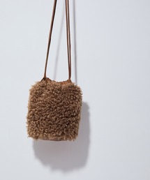 ADAM ET ROPE' | リバーシブルエコファー巾着バッグ(ショルダーバッグ)