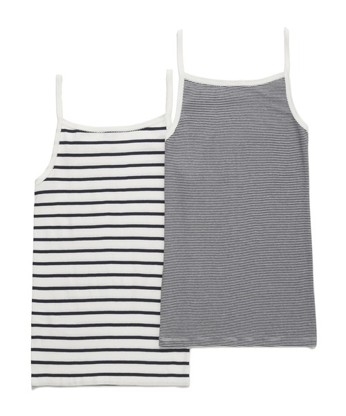 PETIT BATEAU（プチバトー）の「(レディース) マリニエール＆ミラレキャミソール２枚組（キャミソール・レディース・その他・MEDIUM/LARGE/SMALL）」の5枚目の写真