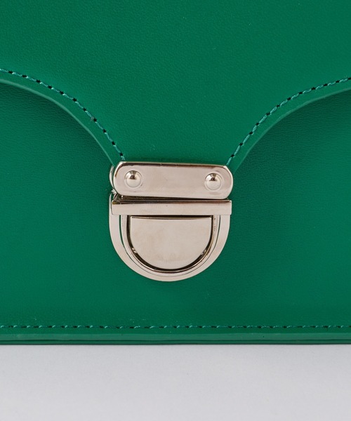 WHO'S WHO gallery（フーズフーギャラリー）の「レディークラスプバッグ（ハンドバッグ・レディース・ブラック/ブラウン/グリーン・FREE）」の18枚目の写真