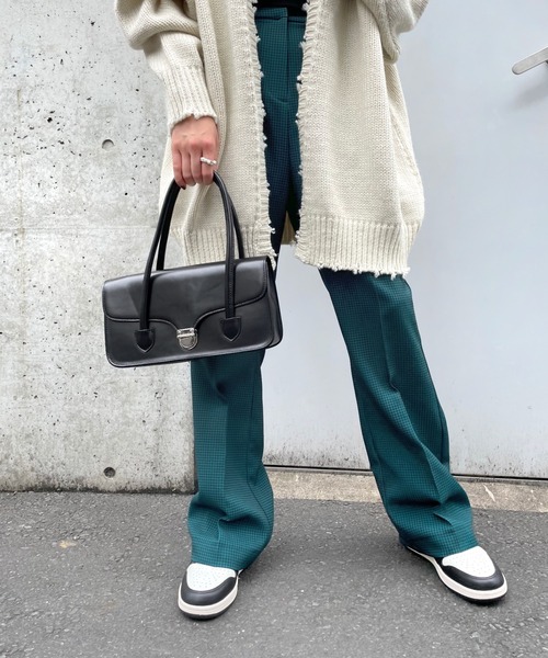 WHO'S WHO gallery（フーズフーギャラリー）の「レディークラスプバッグ（ハンドバッグ・レディース・ブラック/ブラウン/グリーン・FREE）」の4枚目の写真