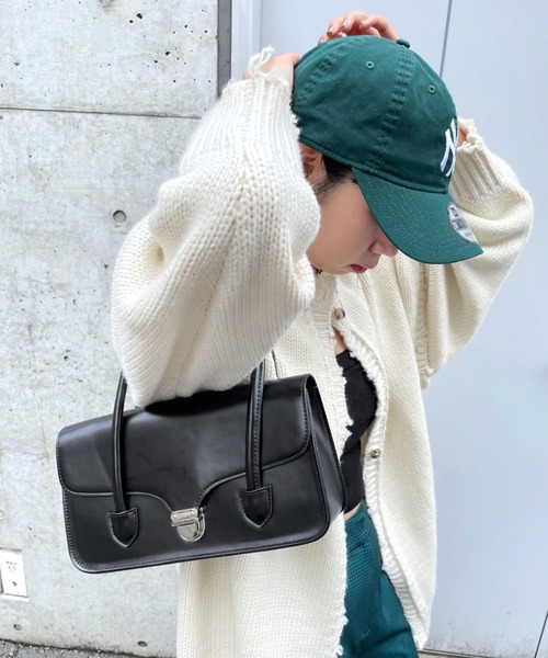 WHO'S WHO gallery（フーズフーギャラリー）の「レディークラスプバッグ（ハンドバッグ・レディース・ブラック/ブラウン/グリーン・FREE）」の13枚目の写真