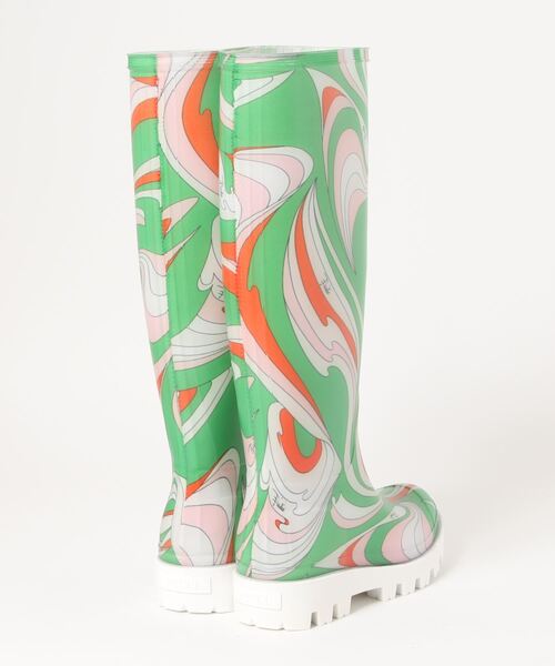EMILIO PUCCI（エミリオプッチ）の「SHOES - SHOES - BOOTS（レインシューズ・レディース・グリーン/イエロー・38/36/37/35）」の3枚目の写真