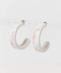 KBF+　アクリルサークルピアス∴