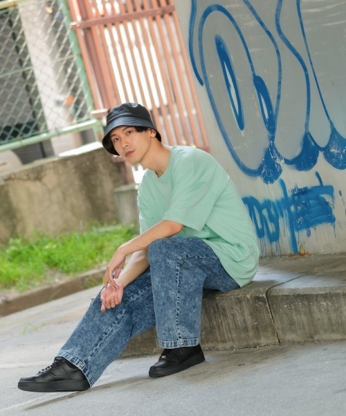 SIDEWAY STANCE（サイドウェイスタンス）の「【SIDEWAY STANCE】ヴィンテージ ピグメント加工 半袖Tシャツ（Tシャツ/カットソー・メンズ・ホワイト/ブラック/ネイビー/カーキ/ピンク/オレンジ/ブルー/ミント・MEDIUM/LARGE/X-LARGE）」の15枚目の写真