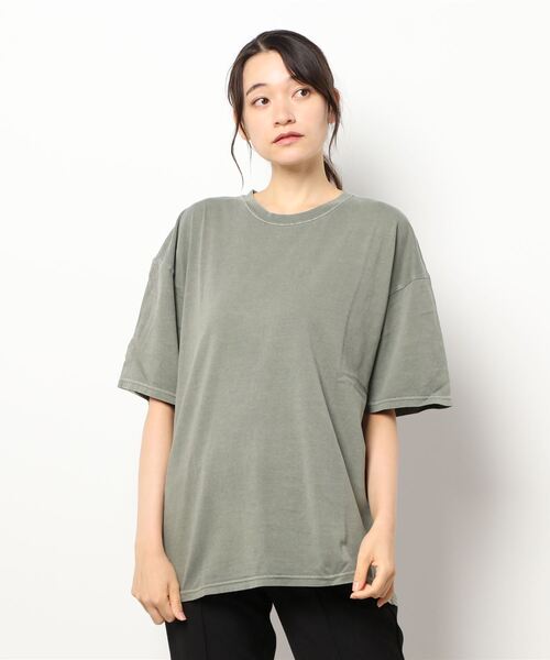 SIDEWAY STANCE（サイドウェイスタンス）の「【SIDEWAY STANCE】ヴィンテージ ピグメント加工 半袖Tシャツ（Tシャツ/カットソー・メンズ・ホワイト/ブラック/ネイビー/カーキ/ピンク/オレンジ/ブルー/ミント・MEDIUM/LARGE/X-LARGE）」の17枚目の写真