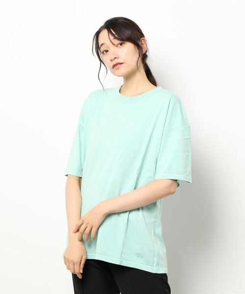 SIDEWAY STANCE（サイドウェイスタンス）の「【SIDEWAY STANCE】ヴィンテージ ピグメント加工 半袖Tシャツ（Tシャツ/カットソー・メンズ・ホワイト/ブラック/ネイビー/カーキ/ピンク/オレンジ/ブルー/ミント・MEDIUM/LARGE/X-LARGE）」の12枚目の写真