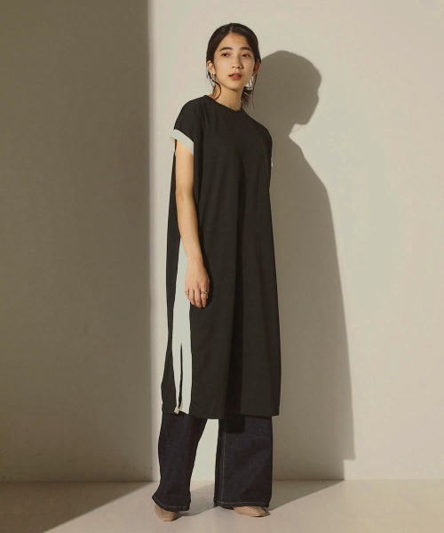 Bou Jeloud(ブージュルード)の「華奢見えTシャツワンピース(ワンピース・レディース・ブラック/ベージュ/テラコッタ・FREE)」の11枚目の写真