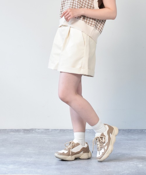 ems excite（エムズエキサイト）の「スニーカー（スニーカー・レディース・ブラック/ブラウン/アイボリー・M/L）」の10枚目の写真