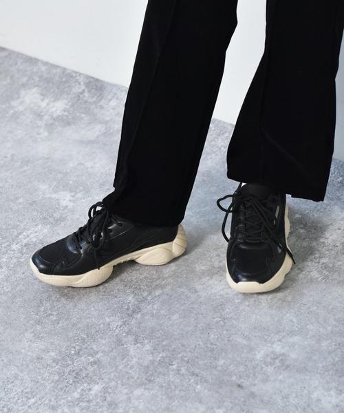 ems excite（エムズエキサイト）の「スニーカー（スニーカー・レディース・ブラック/ブラウン/アイボリー・M/L）」の5枚目の写真