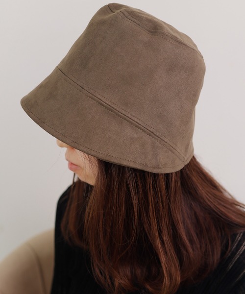 LIPSERVICE（リップサービス）の「ピーチタッチバケットハット【ZOZOTOWN限定】（ハット・レディース・カーキ/ベージュ/ブラック/グレー・FREE）」の4枚目の写真