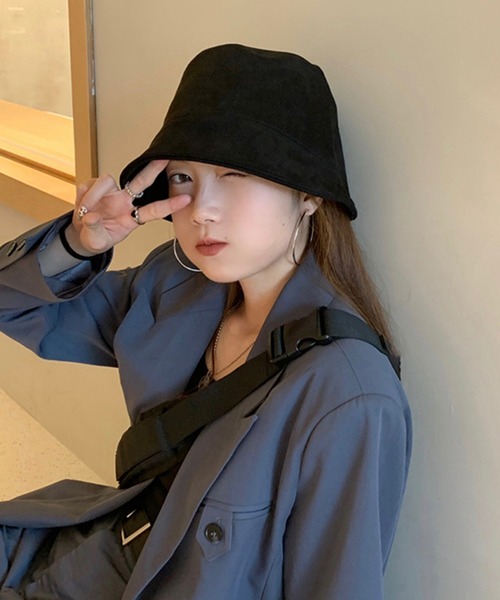 LIPSERVICE（リップサービス）の「ピーチタッチバケットハット【ZOZOTOWN限定】（ハット・レディース・カーキ/ベージュ/ブラック/グレー・FREE）」の11枚目の写真