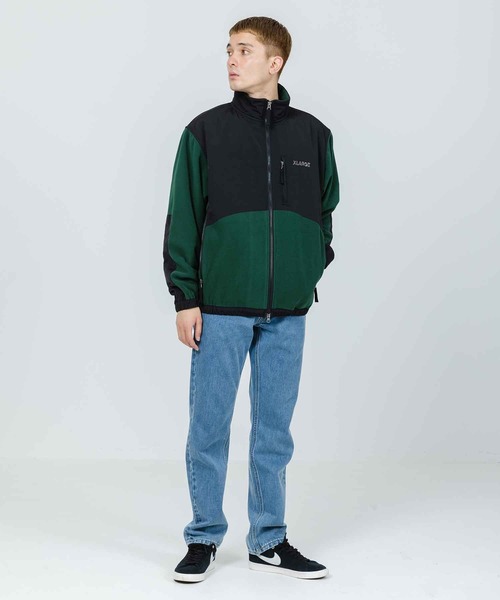 XLARGE（エクストララージ）の「PANELED FLEECE JACKET（ナイロンジャケット・メンズ・ブラック/パープル/ブラウン/グリーン・S/M/L/XL）」の15枚目の写真