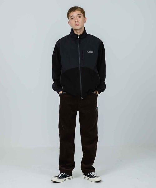 XLARGE（エクストララージ）の「PANELED FLEECE JACKET（ナイロンジャケット・メンズ・ブラック/パープル/ブラウン/グリーン・S/M/L/XL）」の16枚目の写真