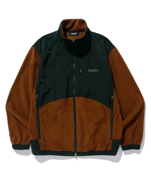 XLARGE（エクストララージ）の「PANELED FLEECE JACKET（ナイロンジャケット・メンズ・ブラック/パープル/ブラウン/グリーン・S/M/L/XL）」の19枚目の写真