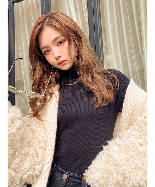 RESEXXY(リゼクシー)の「ファンシーヤーンニットカーディガン(カーディガン/ボレロ・レディース・ベージュ/ブラウン/オフホワイト・FREE)」の13枚目の写真