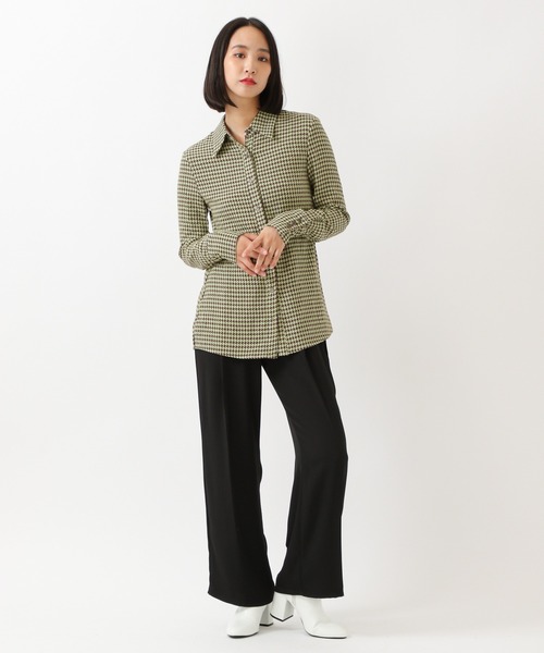 ALAND(エーランド)の「3.3Field Trip/1-TUCK ワイドパンツ 2235730(スラックス・レディース・ブラック/グレー・SMALL)」の11枚目の写真