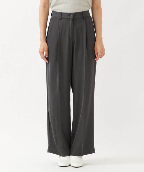 ALAND(エーランド)の「3.3Field Trip/1-TUCK ワイドパンツ 2235730(スラックス・レディース・ブラック/グレー・SMALL)」の13枚目の写真