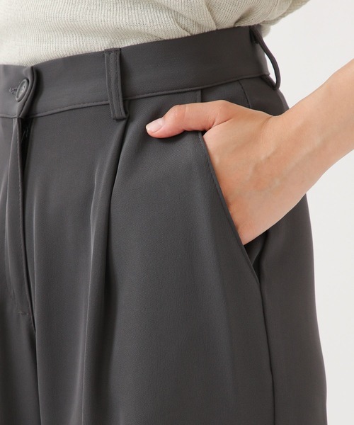 ALAND(エーランド)の「3.3Field Trip/1-TUCK ワイドパンツ 2235730(スラックス・レディース・ブラック/グレー・SMALL)」の12枚目の写真