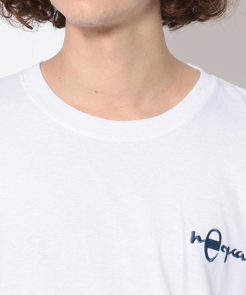 ROYAL FLASH（ロイヤルフラッシュ）の「【別注】RequaL≡/リコール/Back Print LS TEE (WHTxNAVY)（Tシャツ/カットソー・メンズ・ホワイト・FREE）」の4枚目の写真