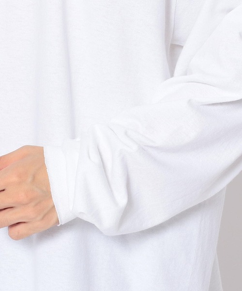 ROYAL FLASH（ロイヤルフラッシュ）の「【別注】RequaL≡/リコール/Back Print LS TEE (WHTxNAVY)（Tシャツ/カットソー・メンズ・ホワイト・FREE）」の6枚目の写真