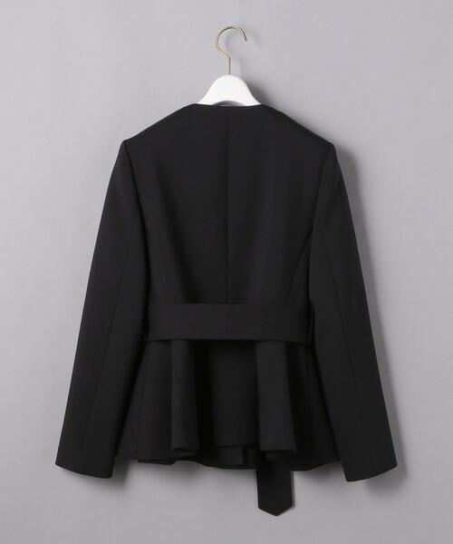 UNITED ARROWS（ユナイテッドアローズ）の「＜UNITED ARROWS＞ノーカラー ベルト ジャケット RPSP/G（ノーカラージャケット・レディース・ブラック・36/38）」の5枚目の写真