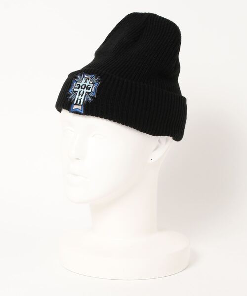 THRASHER(スラッシャー)の「Blue Cross Patch Beanie/DOGTOWN(ドッグタウン)ニットキャップ・ビーニー(ニットキャップ/ビーニー・メンズ・ブラック/チャコールグレー/オリーブ・FREE)」の2枚目の写真