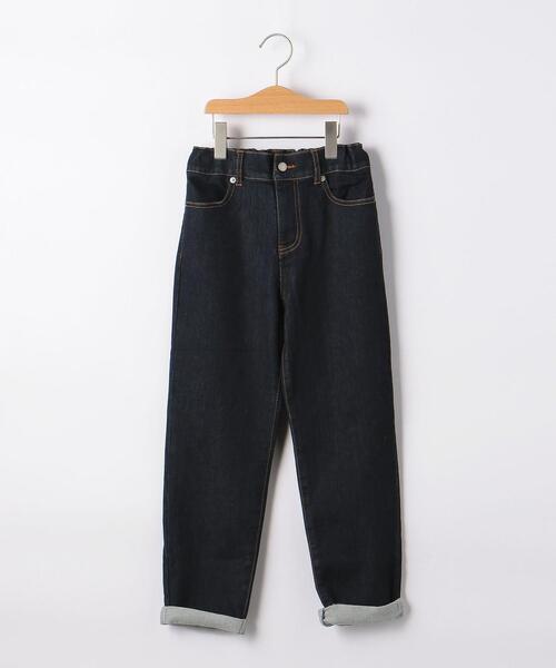 green label relaxing（グリーンレーベルリラクシング）の「◆【WEB限定サイズあり】TJ ドビーデニム テーパードパンツ 140cm-160cm（デニムパンツ・キッズ・ライトブルー/ネイビー/コバルトブルー・140cm/150cm/160cm）」の2枚目の写真