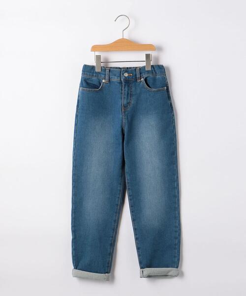 green label relaxing（グリーンレーベルリラクシング）の「◆【WEB限定サイズあり】TJ ドビーデニム テーパードパンツ 140cm-160cm（デニムパンツ・キッズ・ライトブルー/ネイビー/コバルトブルー・140cm/150cm/160cm）」の3枚目の写真