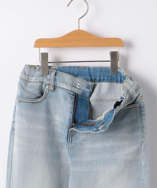 green label relaxing（グリーンレーベルリラクシング）の「◆【WEB限定サイズあり】TJ ドビーデニム テーパードパンツ 140cm-160cm（デニムパンツ・キッズ・ライトブルー/ネイビー/コバルトブルー・140cm/150cm/160cm）」の7枚目の写真