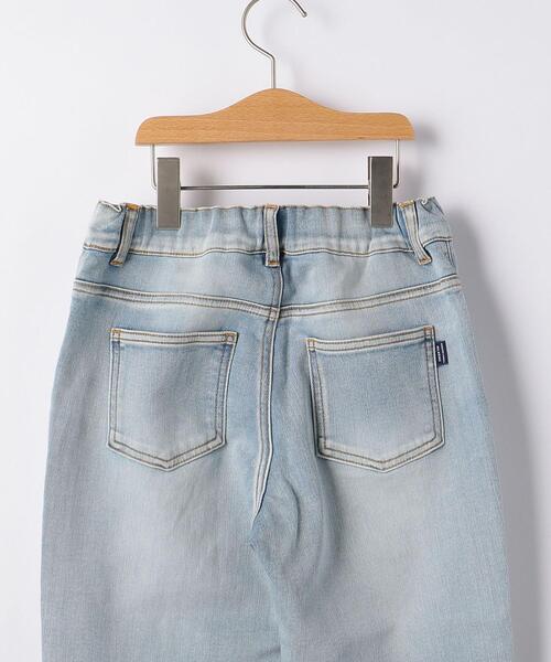 green label relaxing（グリーンレーベルリラクシング）の「◆【WEB限定サイズあり】TJ ドビーデニム テーパードパンツ 140cm-160cm（デニムパンツ・キッズ・ライトブルー/ネイビー/コバルトブルー・140cm/150cm/160cm）」の4枚目の写真
