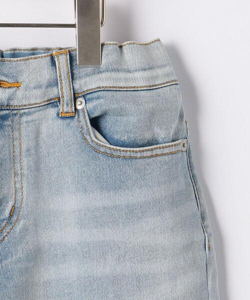 green label relaxing（グリーンレーベルリラクシング）の「◆【WEB限定サイズあり】TJ ドビーデニム テーパードパンツ 140cm-160cm（デニムパンツ・キッズ・ライトブルー/ネイビー/コバルトブルー・140cm/150cm/160cm）」の12枚目の写真